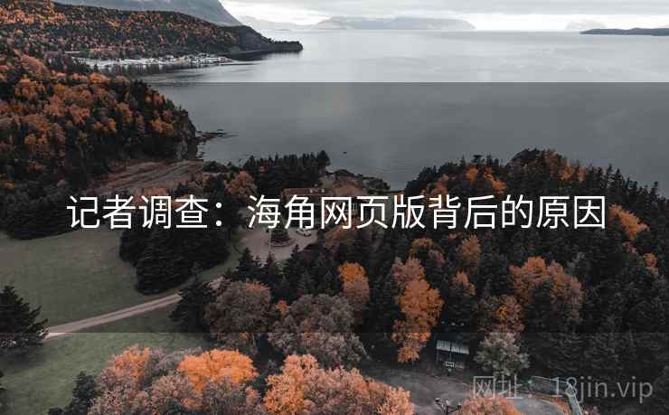 记者调查：海角网页版背后的原因